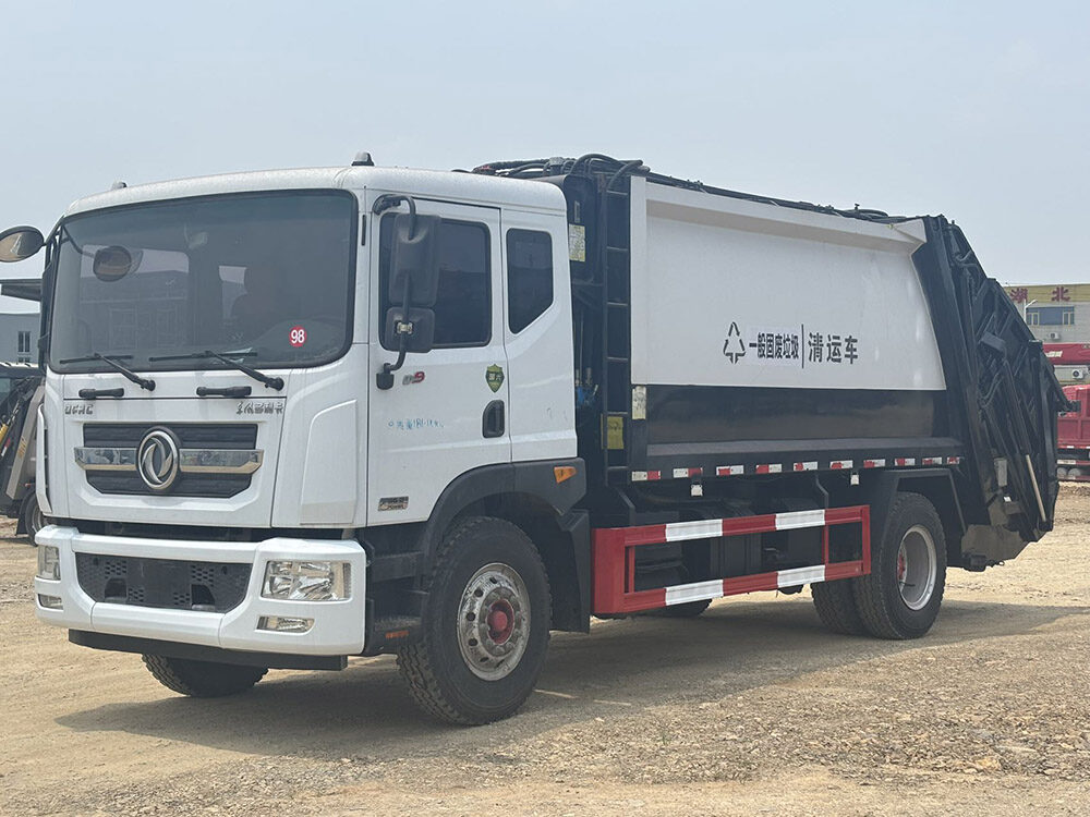 Used Dongfeng Compressed Garbage Truck A0098 For Sale From China