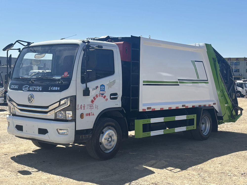 Used Dongfeng Compressed Garbage Truck A0107 For Sale From China