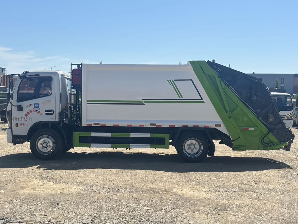Used Dongfeng Compressed Garbage Truck A0107 For Sale From China